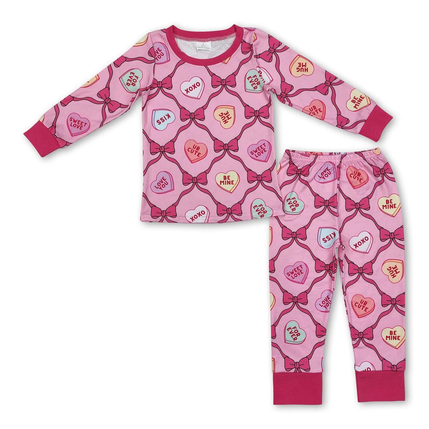 Xoxo Baby Clothing - Baby Girls Valentine's Day Pajamas Set