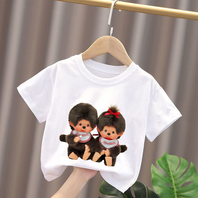 Baby Clothing Usa - Monchhichi Kids T-shirts Anime Figures Boys
