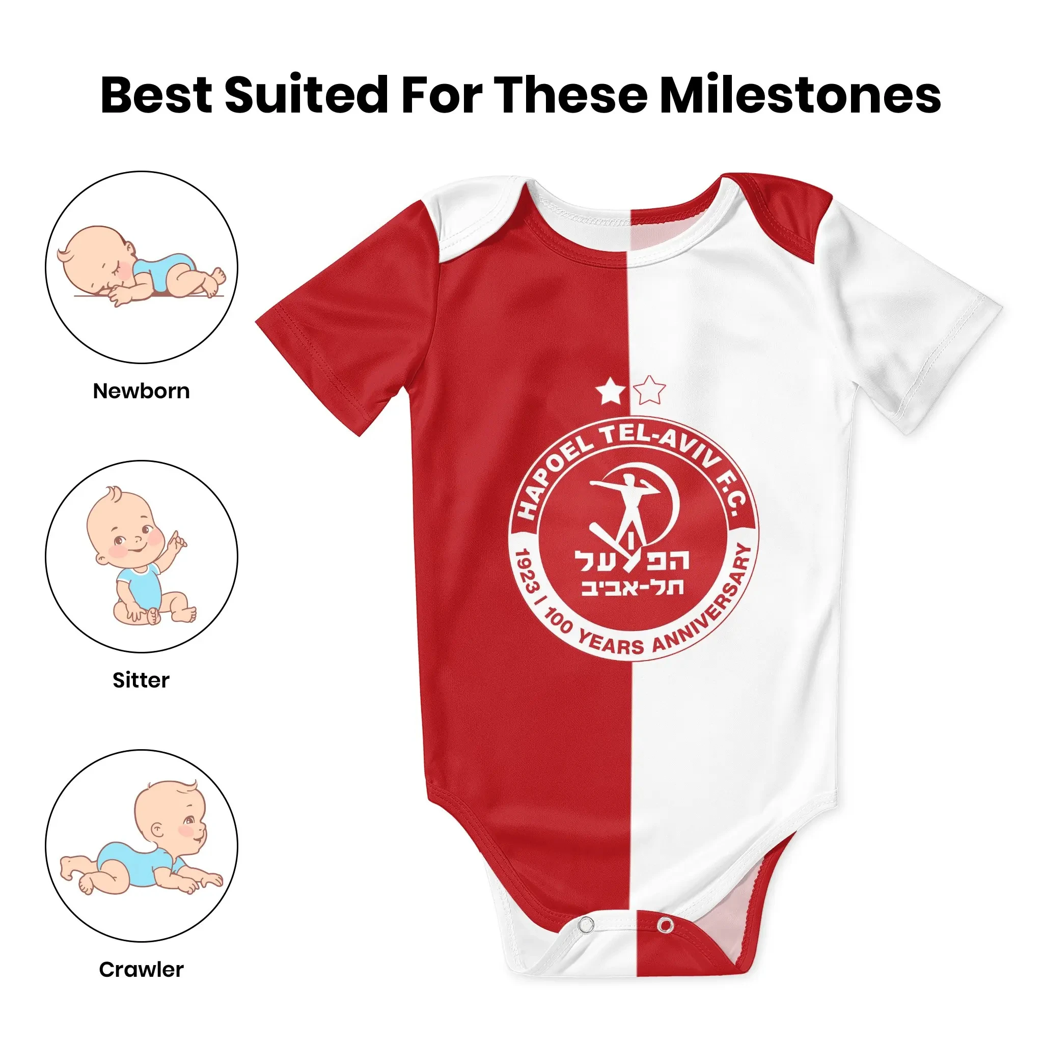 Hapoel Tel Aviv Baby Bodysuit  – Romper Onesie Baby Bewertung und Preis