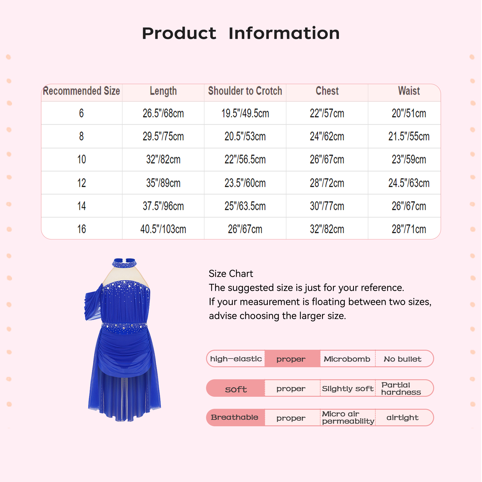 Kids Girls Ballet Leotard Dres – Baby Clothing Size Bewertung und Preis