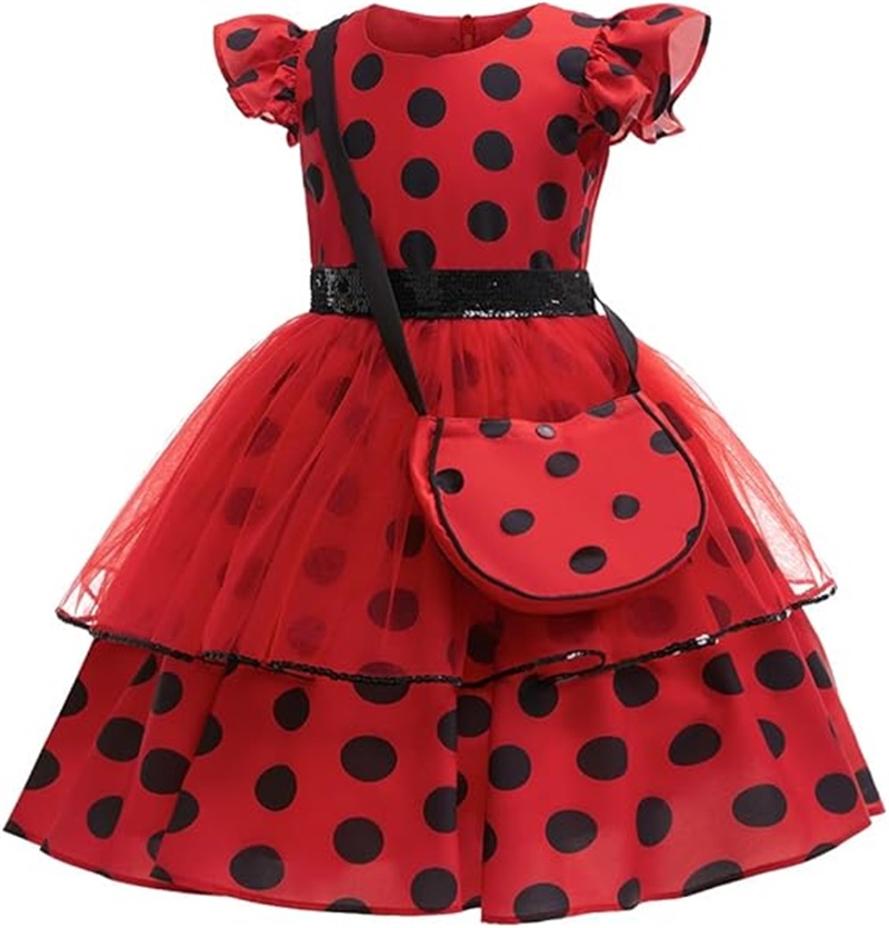 Girls Cosplay Costume Polka Do – Baby Clothing Size Bewertung und Preis