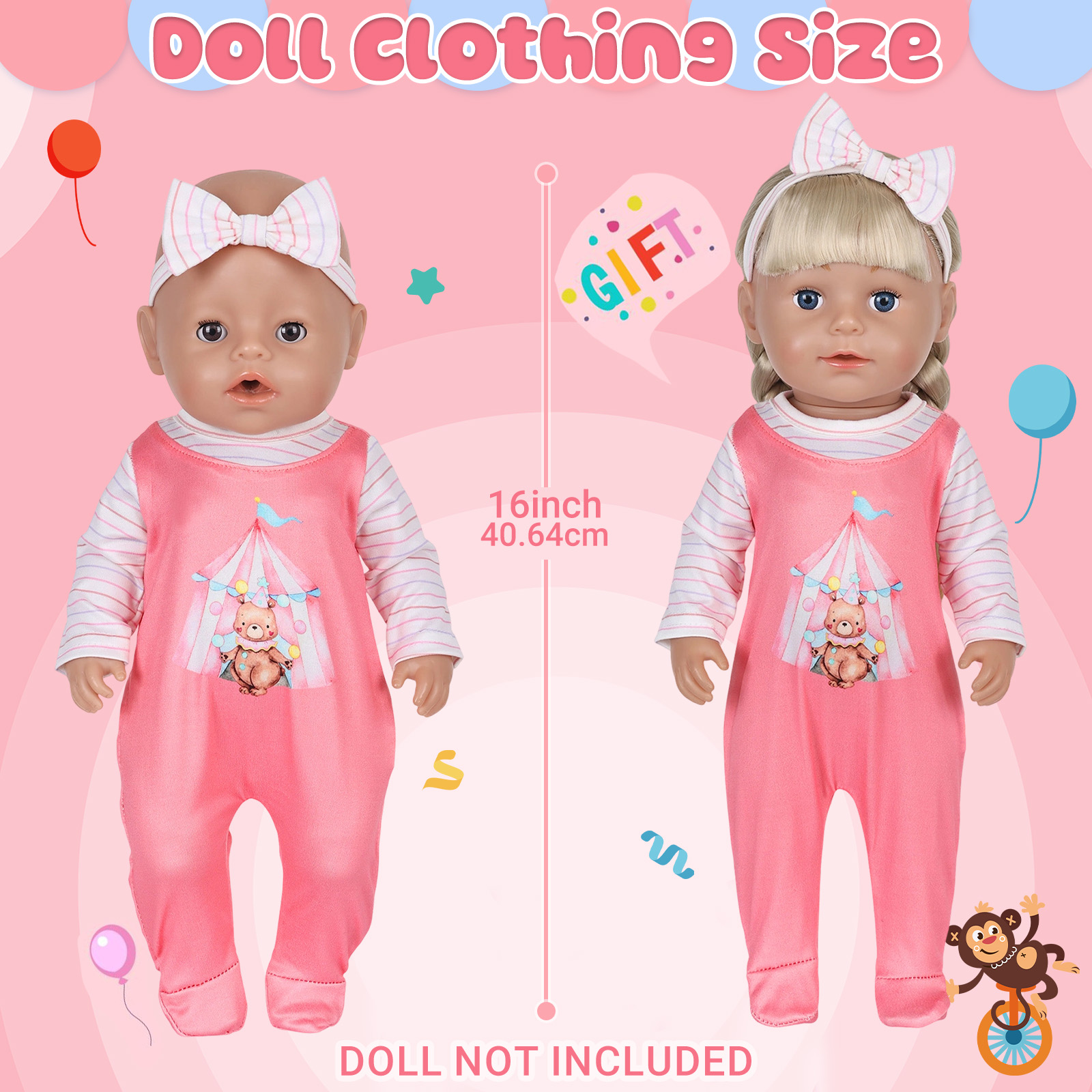 Doll Clothes for 16-18inch 40- – Baby Clothing Usa Bewertung und Preis