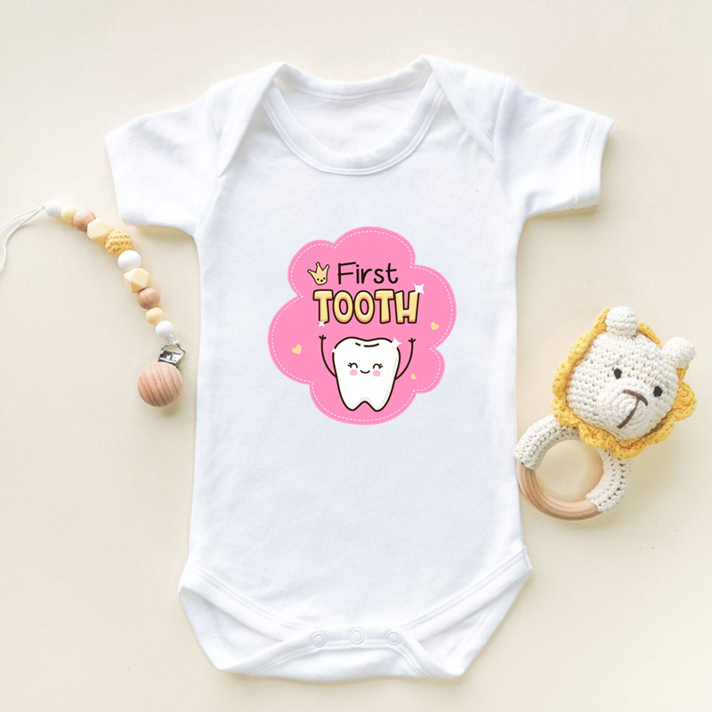 I Got My First Tooth Print Sho – Romper Onesie Baby Bewertung und Preis