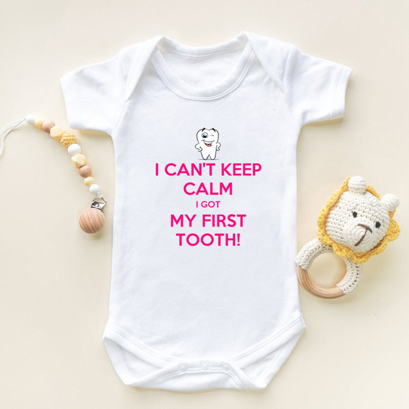 I Got My First Tooth Print Sho – Romper Onesie Baby Bewertung und Preis