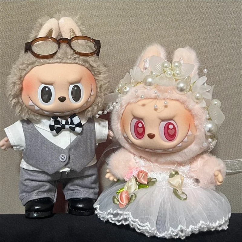 15 17cm For Labubu Doll Weddin – Baby Clothing Usa Bewertung und Preis