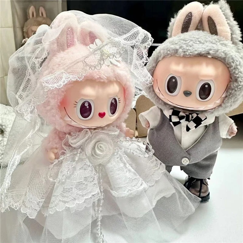 15 17cm For Labubu Doll Weddin – Baby Clothing Usa Bewertung und Preis