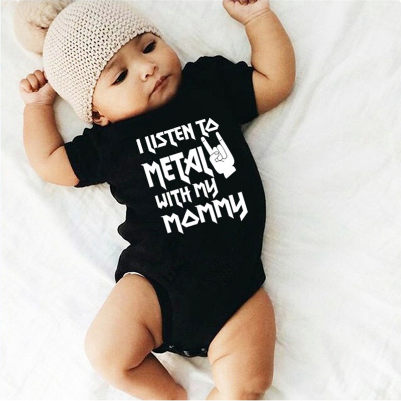 I Listen to Metal with My Dadd – Romper Onesie Baby Bewertung und Preis