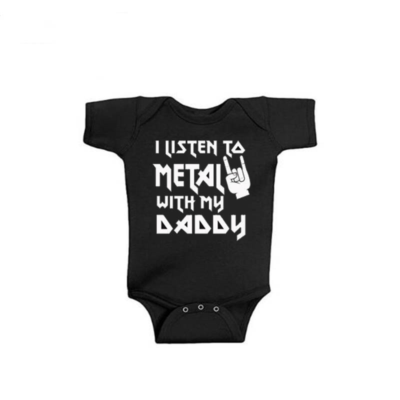 I Listen to Metal with My Dadd – Romper Onesie Baby Bewertung und Preis