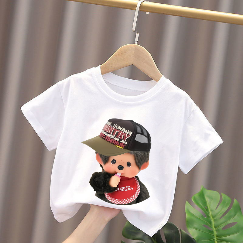 Monchhichi Kids T-shirts Anime – Baby Clothing Usa Bewertung und Preis