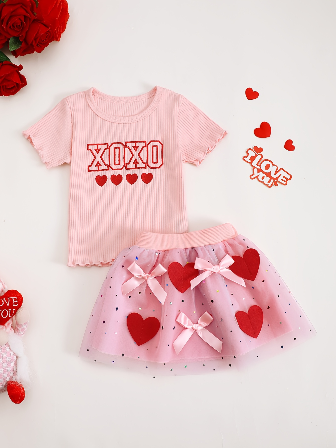 Baby Girl Summer XOXO Letter E – Xoxo Baby Clothing Bewertung und Preis