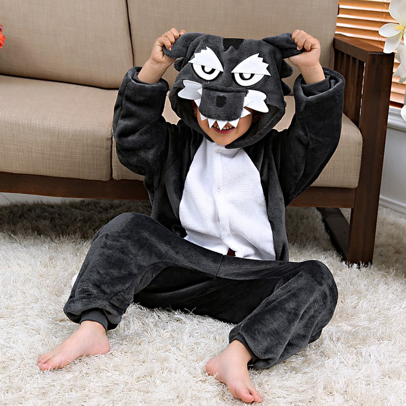 Child Boys Grey Wolf Panda Bir – Romper Onesie Baby Bewertung und Preis