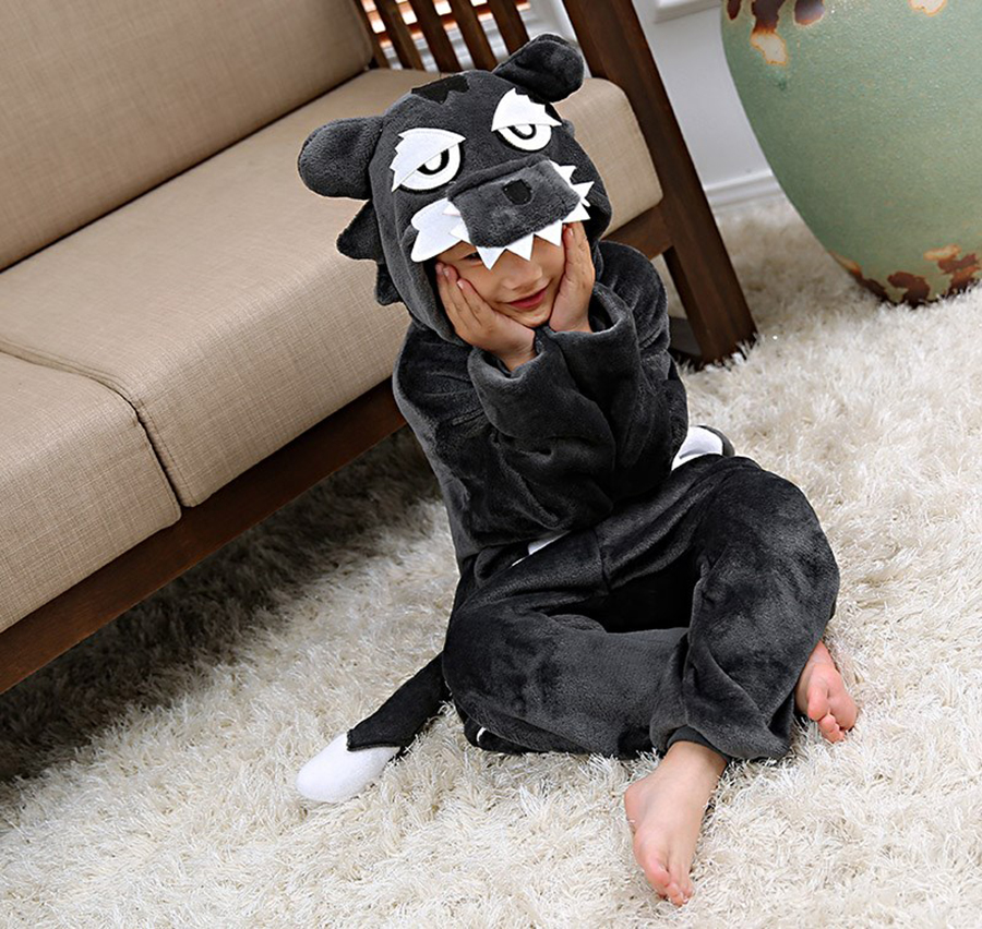 Child Boys Grey Wolf Panda Bir – Romper Onesie Baby Bewertung und Preis