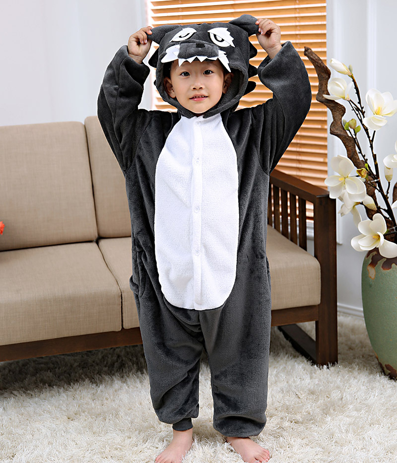 Child Boys Grey Wolf Panda Bir – Romper Onesie Baby Bewertung und Preis