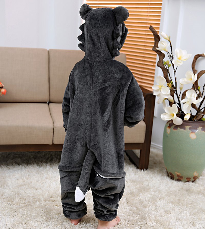 Child Boys Grey Wolf Panda Bir – Romper Onesie Baby Bewertung und Preis