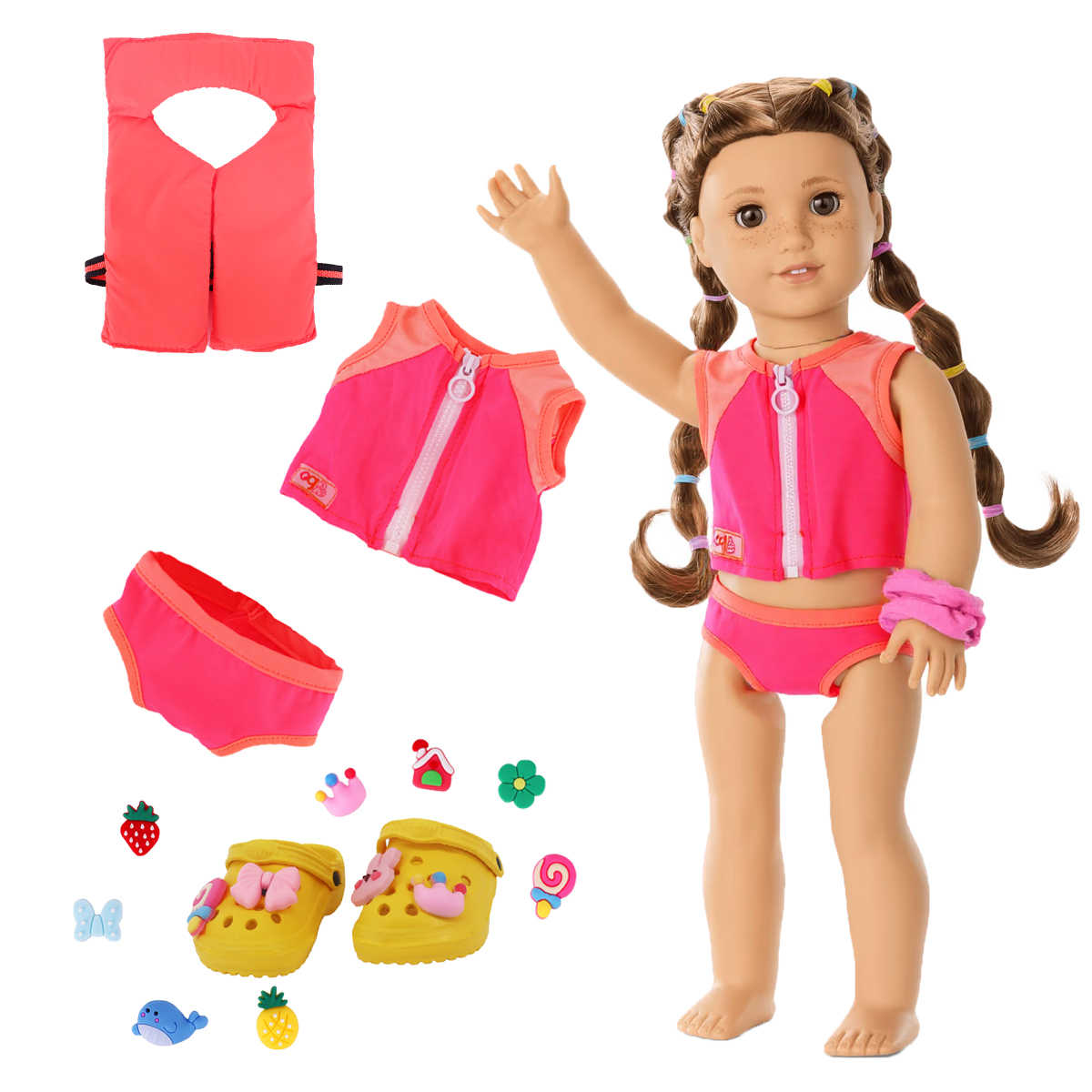 Head Flower Swimsuit Fish Scal – Baby Clothing Usa Bewertung und Preis