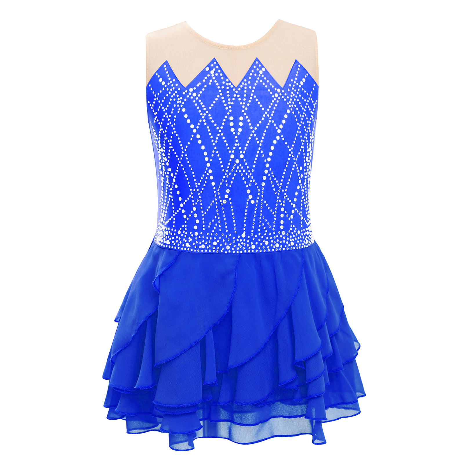 Girls Mesh Figure Skating Dres – Baby Clothing Size Bewertung und Preis