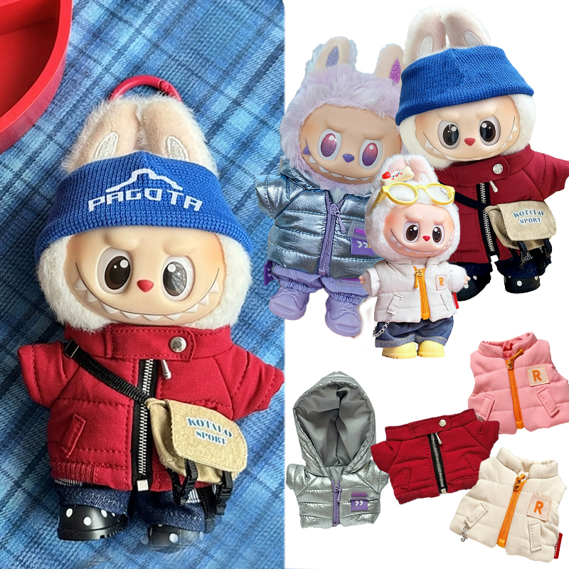 For 15 17cm Labubu Doll Winter – Baby Clothing Usa Bewertung und Preis