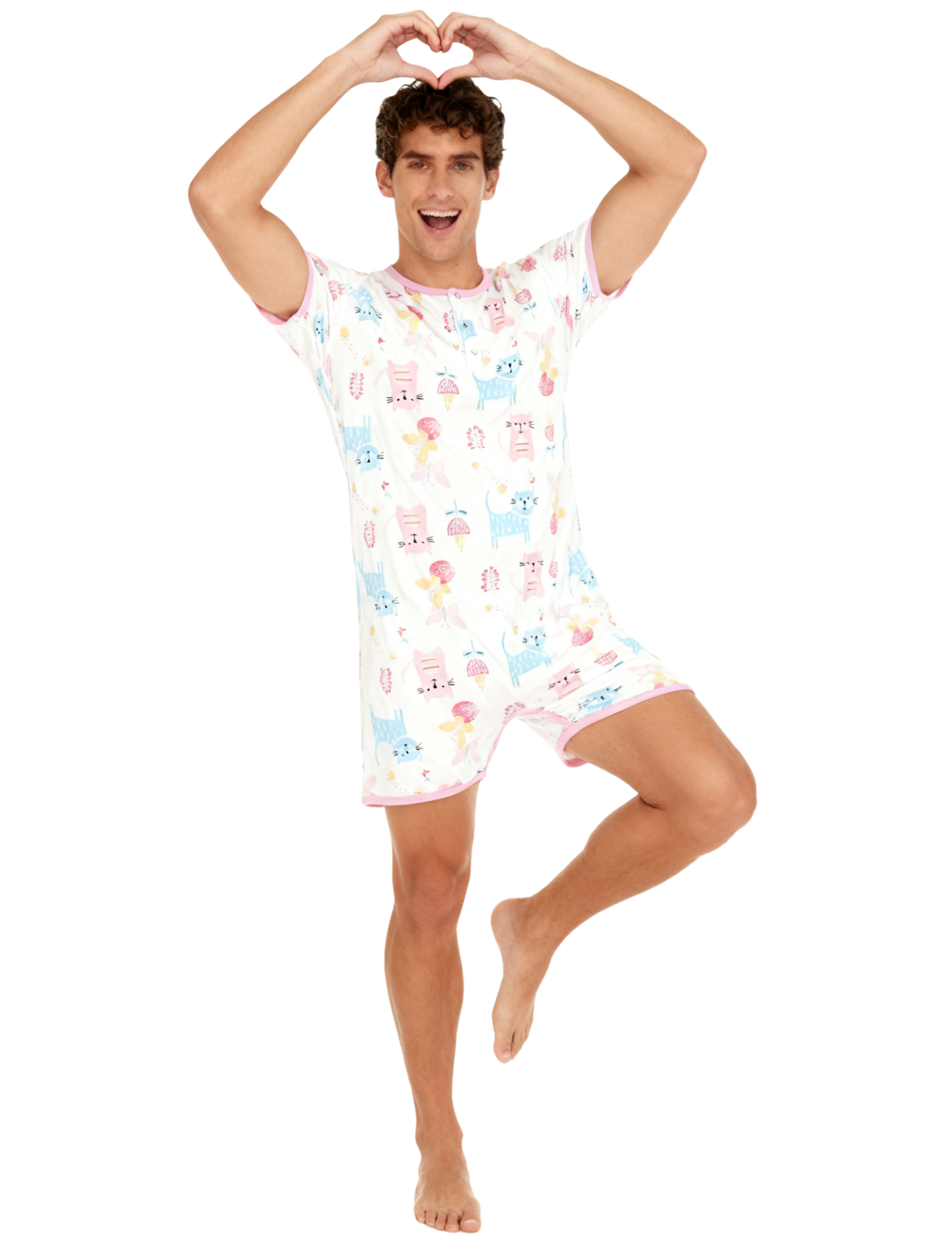 Pink Cat Bodysuit with Short L – Romper Onesie Baby Bewertung und Preis