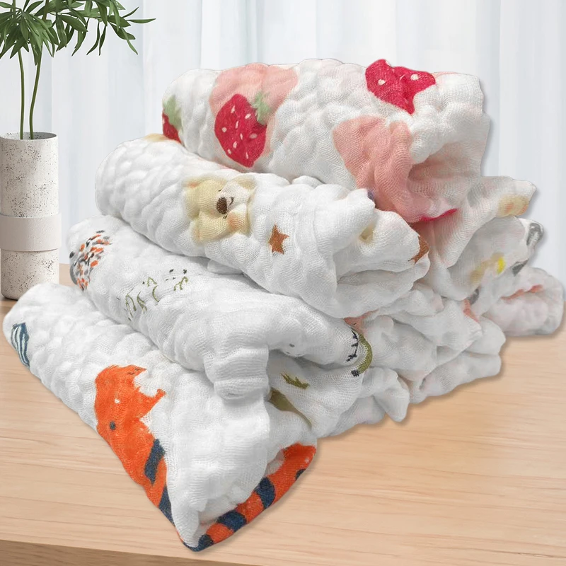5pcs Baby Muslin Washcloths Bu – Baby Clothing Wash Bewertung und Preis