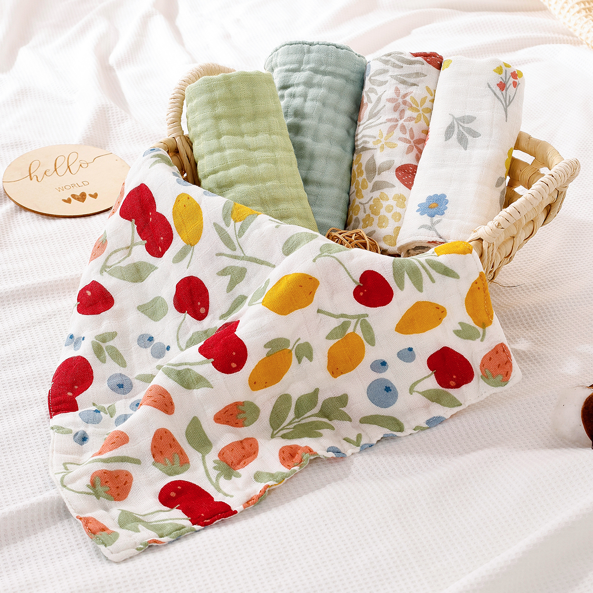 Elinfant 5PCS Bamboo Muslin Wa – Baby Clothing Wash Bewertung und Preis